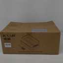 2PACK Stainless Steel Cat Litter Box with High Sides Lid, Extra Large XL Litter Box for Big Cats, Metal Kitty Litter Boxes with Anti-Leakage Enclosure,Non-Stick,Odorless,Scoop Included (2PK-Dark Grey)