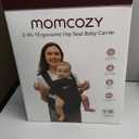 Momcozy Baby Carrier with Hip Seat, 2-in-1 Forward-Facing Carry for Active Babies, Detachable Hands-Free Carrier up to 44lbs, Breathable Infant Carrier Fits Waist Sizes up to 45 Inches, AirMesh Grey