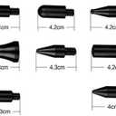 Paintless Dent Repair Tools 1 Pieces of Dent Removal Rods with Awl Head Dent Hail Repair Tools Paintless Dent Removal Kit Car Auto Body Dent Removal of Hail Dents and Door Ding (16PCS)