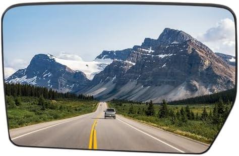 LOIYLLEN Driver Side Mirror Replacement for 2004-2014 Ford F150 Mirrors Glass - Left Side Rear View Mirror with Power Heated