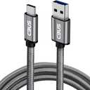 CBUS 6ft USB to USB C Cable Fast Charging Cord Type-C for Samsung Galaxy S25/S24/Plus/Ultra/FE, A35/A16/A15/A14 5G, Flip, Moto G Power/Play/Stylus, TCL 50/40/XE/LE Heavy-Duty Braided (Space Gray)