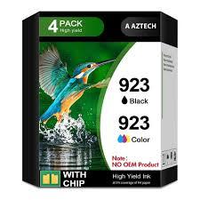 923XL (923e) Ink Cartridges Fit for HP OfficeJet Pro 8130e 8135e 8125e Printers Replacement for 923 e XL for HP923 8122e 8124 8124e 8125e 8130 8132e 8134e 8138e 8139e Black Cyan Magenta Yellow 4 Pack