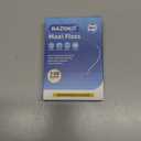 RAZOKO Threader Floss for Braces,Implants,Bridges-130 Count Pre-Measured Strands 2-in-1 Expanding Waxed Dental Floss for Deep Clean,Gentle for Adults & Kids,Light Mint Flavored