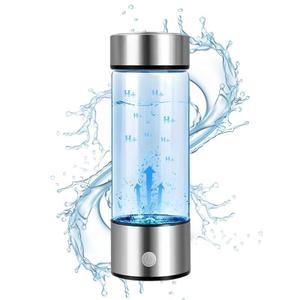 14 oz Portable Hydrogen Water Bottle Generator with PEM-SPE Technology