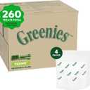 Greenies Veterinarian-Recommended Adult Natural Dental Dog Treats Teenie Size, Original Flavor, (4) 65 ct Packs (260 Treats) (EXP 09/17/27)