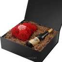 Extra Large Black Gift Box Magnetic Lid 17x14.5x5.5in, 1 Count