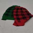 Pedgot 2 Pieces Pet Christmas Sweater Dog Xmas Clothes Vests for Winter Classic Plaid Knitwear for Christmas Winter Holiday Events (Red and Black, Black and Green, Medium)