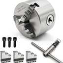 K11-80 Self Centering 3 Inch Lathe Chuck 4000 r/min 3 Jaw Comes with a Set Jaw
