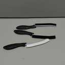 Hard Bristle Crevice Cleaning Brush - Cleaning Tools for Household Use, Multifunctional Gap Cleaning Supplies for Kitchen, Bathroom, Toilet, Window, Vehicle, Faucets, Grout, Home (Black)