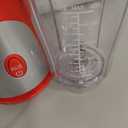 Mueller Smoothie Blender for Smoothies - Personal Blender for Shakes, Frozen Drinks, Baby Food & More, 15oz Travel Cup and Lid, Durable Stainless Steel Blades for Powerful Blending Performance, Red