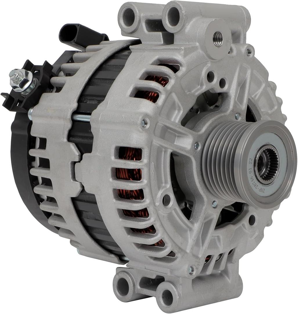 SCITOO Alternator Fit for BMW 135i 2008-2010,for BMW 335d 2009-2010,for BMW 335i 2007-2010,for BMW 335i xDrive 2009-2010,for BMW 335is 2011-2013 - 12V 180Amp CW 7-Pulley Class, Replace OE 11302