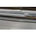 Augeno 24x48 inch Oval 1/4" Thick Pencil Polished Edge Clear Glass Table Top with 6 Bumpers - Tempered, Scratch Resistant & Safety Replacement Glass for Dining, Coffee, Patio & End Tables