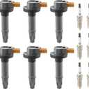 UF646 Ignition Coil Spark Plug Fit for Ford Explorer Expedition Flex F150 Taurus Transit 150 250 350 HD Police Interceptor Sedan Utility for Lincoln MKS MKT Navigator 2011-2020