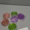 Aieve Mason Jar Straw Lids Compatible with Ball 16oz 24oz Wide Mouth Mason Jar, 6 Pcs Wide Mouth Drinking Cover with Straw Hole