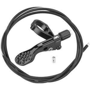 JFOYH Mountain Bike Dropper Post Remote Lever Kit for External and Internal Routing Dropper Seatpost (V2.0 New Black)