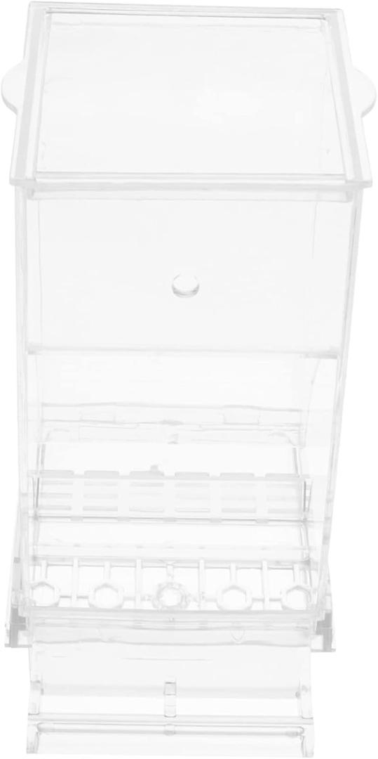 Automatic Parakeet Feeder Food Dispenser for Cockatiels Easy Installation Spills for Bird Cages and Home Use Automatic Foraging Tool for Parakeets