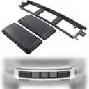 MOTOKU Black Front Bumper Cover Lower Grille Panel Trim