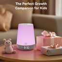 Dreamegg Sound Machine Baby - White Noise Sound Machine Baby With Night Light, Ok to Wake Alarm Clock, 34 Soothing Sounds, Sleep Trainer, Routine Builder, App Control for Kids Nursery Sleeping Bedroom