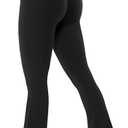 YEOREO Women's Mini Flared Workout High Waist No Front Seam Yoga Legging Pants, XL