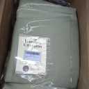 jinchan Chenille Blackout Curtains 108 Inches Long Sage Green Thermal Insulated Curtains for Living Room Bedroom 2 Panels Back Tab Window Curtains Triple Weave Noise Reducing Drapes 50x108 Inch