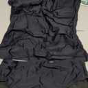 Tankini Swimsuits for Women Tummy Control Bathing Suits Halter Ruched Tops Two Piece Swimwear Sets, Black, Size M