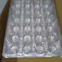 24 Count Mini Cupcake Containers 15 Pack Cupcake Holder with Detachable Tall Dome Lids Mini Plastic Stackable Cupcake Boxes for 360 Cupcakes, BPA Free