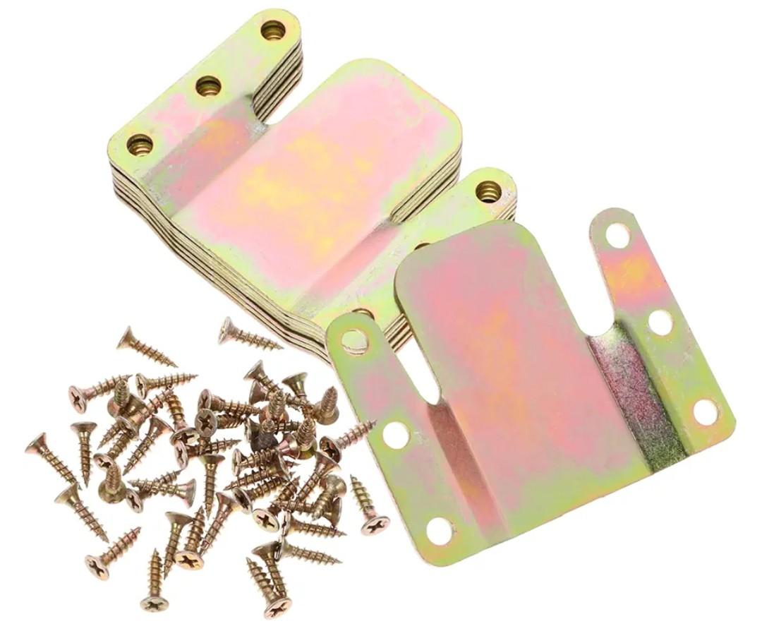 4sets Sectional Couch Connectors Linking Parts for Sofa Stability Easy to Install Suitable for Living Room Office and Exhibition Spaces