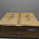 17.7" Boho Rattan Chandelier Light Fixture 4-Light Hand-Woven Bamboo Vintage Farmhouse Chandelier Drum Wicker Golden Chandeliers for Dining Room, Kitchen Island, Bedroom, Foyer