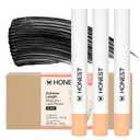 Honest Beauty 2-in-1 Extreme Length Mascara, Lash Primer, 3-Pack, Cruelty-Free, Safe for Sensitive Eyes, 0.27 fl oz each (pack of 3)