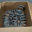 Orbit 27560 Coil Garden Hose, 50 Feet, with 8-Pattern Hose Nozzle (Gray)