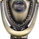 Woogim 1PCS Bronze Door Knocker Zinc Alloy Vintage Door Knocker Door and Gate Knocker Handle Pull