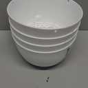 8/8/10/12 Inch Pots for Indoor Plants, 4 Pack Large Self Watering Planters with Drainage and Saucers, Plastic Outdoor Flower Pot(White)