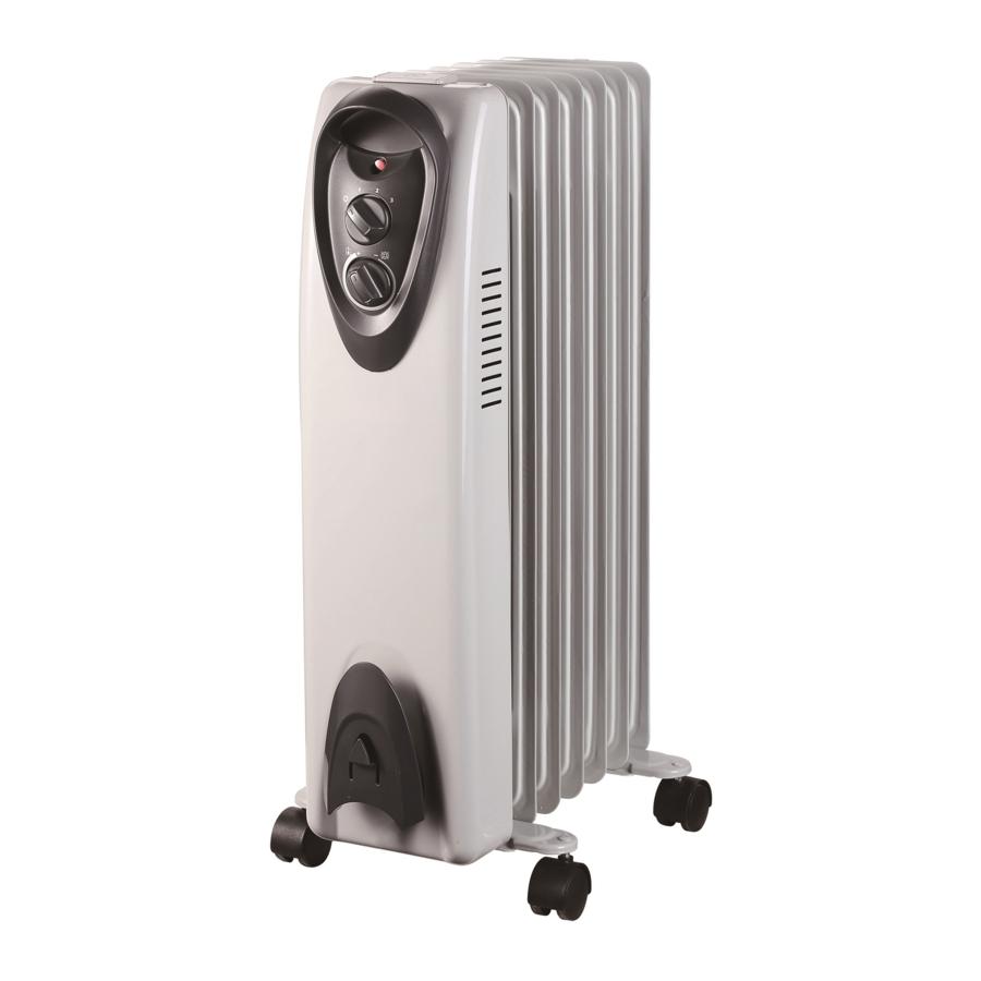 Profusion heat 1500 W 7-fin Oil-Filled Heater, Grey