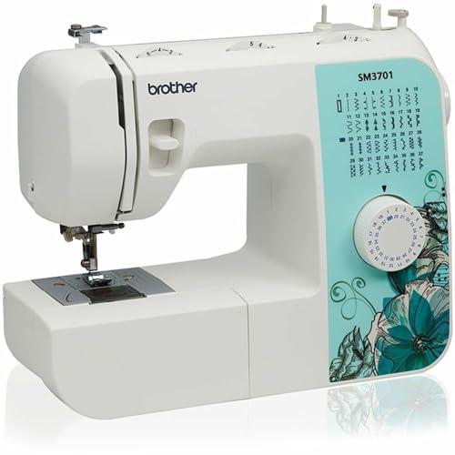 Brother SM3701 Sewing Machine, 12" x 5.8" x 15.3", White