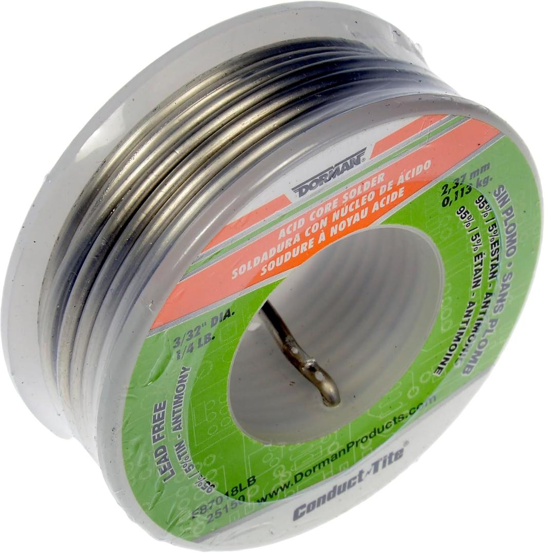 Dorman 87018 Lead-Free Acid Core Solder