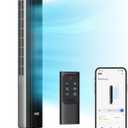 DREO Tower Fan for Bedroom, Standing Oscillating Fan with 40ft Far Airflow, 20dB Quiet, 12 Speeds, 28ft/s Velocity, Smart Control, DC Motor, 42 inch, 90 Oscillation, 4 Modes, 12H Timer, Pilot Pro S