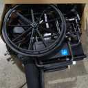 Medline 20 Height Adjustable K3 Wheelchair with Swing-Back Desk-Length Arms & Elevating Legrests, 300 lbs. Capacity Transport Aid, Adults & Seniors (20"x16" Seat)