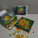 BseSparklion Chameleon Animal 3D Wall Art Micro Mini Building Blocks Set, Unique Home Wall Decor or Table Display, No Compatible with Lego, Ideal Gift Toy for Adults & Boys Girls 14+ (1376 PCS)