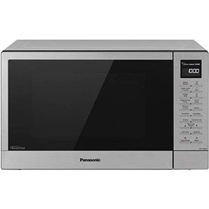 Panasonic NN-SN68KS Compact Microwave Oven with 1200W Power, Sensor Cooking, Popcorn Button, Quick 30Sec & Turbo Defrost, 1.2 cu.ft, Stainless Steel