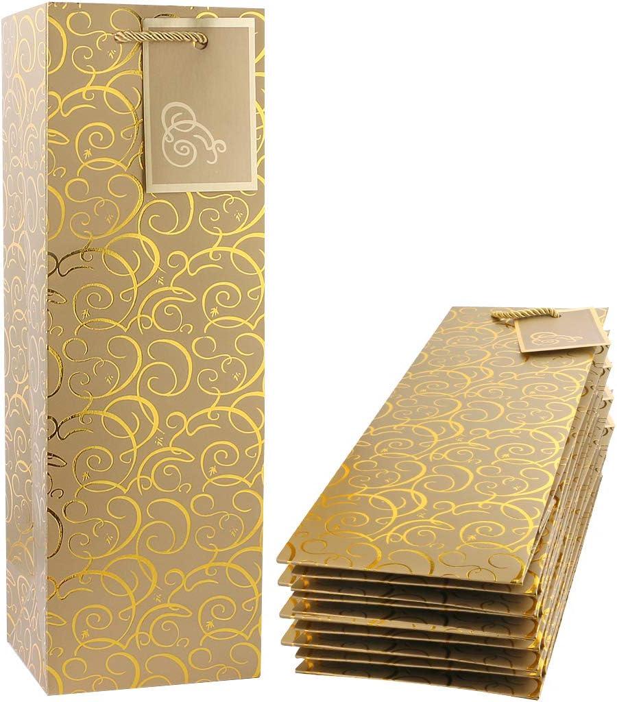 Sdootjewelry Bottle Bag Gift Set, 36 Pack for Bottles, Gold