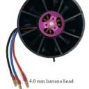 FLYCOLOR 90mm EDF 12 Blades Ducted Fan with 1450KV RC Brushless Motor with 120A ESC 3-6S Electric Speed Controller for RC Jet Airplane