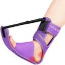 Exhood Upgraded Plantar Fasciitis Night Splint (Lavender Purple)