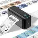 MUNBYN Bluetooth Thermal Label Printer RealWriter RW402B, 4x6 Shipping Label Printer for Small Business, Compatible with Android, iPhone and Windows, Mac, Chromebook, Ebay, USPS, FedEx, Shopify (Black)