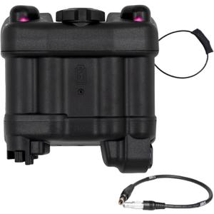 PVS 31 NVG Battery Pack Case with Function for Tactical Helmet NVG | Paintball Airsoft Shooting Hunting Training (BK)