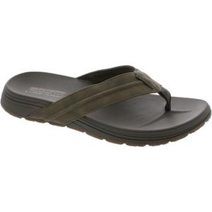 Skechers Men's USA Patino - Marlee Thong Sandal (10, Choc)