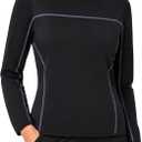 SEXYWG Sauna Jackets for Women Long Sleeve Sauna Suit Crew Neck Sweat Shirt | Silver Heat-Trapping Lining| Long Sleeve Coverage| Lightweight Sweat Top| Gym, Running & Training Use| Sweat-Enhancing Top