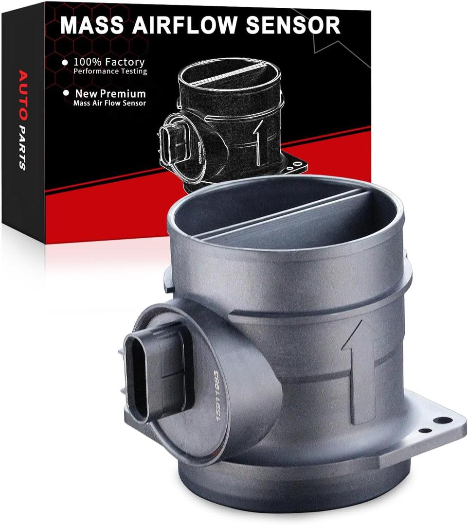 15911983 Mass Airflow Sensor Fits for:-Chevy Impala Equinox Malibu for:-GMC Acadia for:-Buick Enclave Terraza for:-Pontiac G6 Torrent for:-Cadillac DTS, 2005-2011 3.4L 3.5L 3.6L 3.8L 3.9L 4.6L