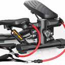 KeppiFitness Steppers for Exercise at Home, Stair Stepper with Resistance Bands for Home Cardio Exercise - FITSTEP Series