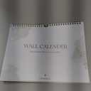 Forvencer 2026 Calendar, 18-Month Wall Calendar 2026, Jan 2026 to Jun 2027, 11" x 8.5" Monthly Planner Calendars with Note Pages & Stickers, Unruled Blocks, Spiral Binding Hanging for Home Office (Greenery)