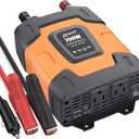 Ampeak 750W Power Inverter 4.8A Dual USB Ports 2 AC Outlets Car Inverter DC 12V to AC 110V 11 Protections for Appliances